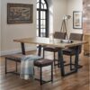 Armor 4 - Piece Solid Oak Dining Set