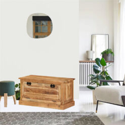 Aspasios Wood Storage Bench