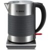 BOSCH Silicone TWK7S05GB Jug Kettle - Graphite, Black,Silver/Grey