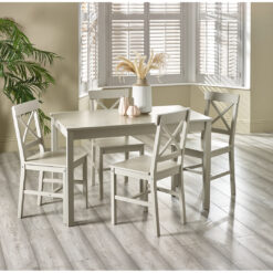 Beaune 4 - Person Solid Wood Dining Set