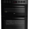 Beko KTC613K 60cm Single Electric Cooker - Black