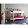 Benji European Single (90 x 200cm) Standard Bunk Bed with Shelves