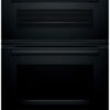 Bosch MBS533BB0B 60cm Built In Double Electric Oven - Black