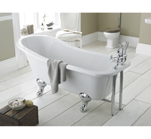 Brockley 170cm x 73cm Freestanding Soaking Bathtub