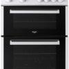 Bush B60TCWX 60cm Twin Cavity Electric Cooker - White