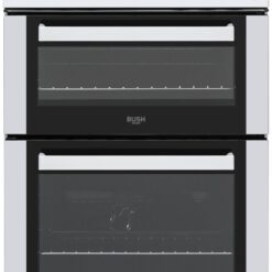 Bush CTFS60TWNGCW 60cm Twin Cavity Gas Cooker - White