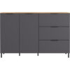 California 151 Cm Wide 3 Drawer Sideboard