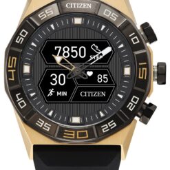 Citizen Gold Colour Bezel Gen 2 Silicone Strap Smart Watch