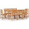 Colandra Rectangular 9 - Piece 8 - Person 180Cm L Teak Outdoor Table Set