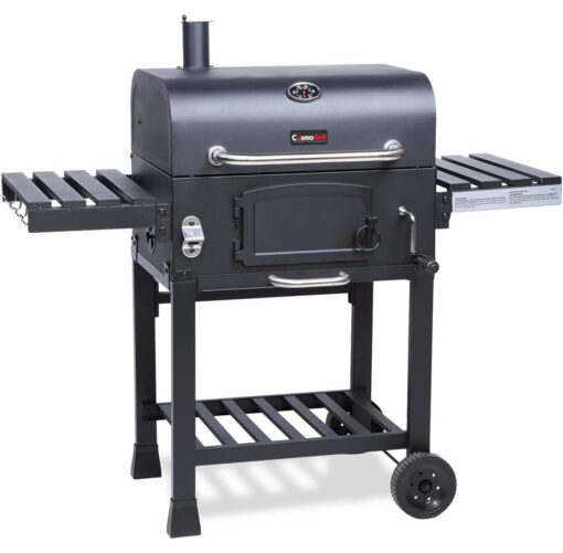 CosmoGrill Outdoor XL Smoker Barbecue Charcoal Portable BBQ Grill Garden