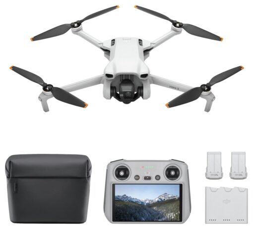 DJI Mini 3 Fly More Combo Drone & DJI RC Remote Controller