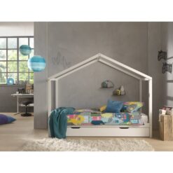 Dallas European Single House Bed with Underbed Drawer