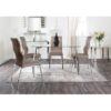 Edzard Dining Set with 4 Chairs