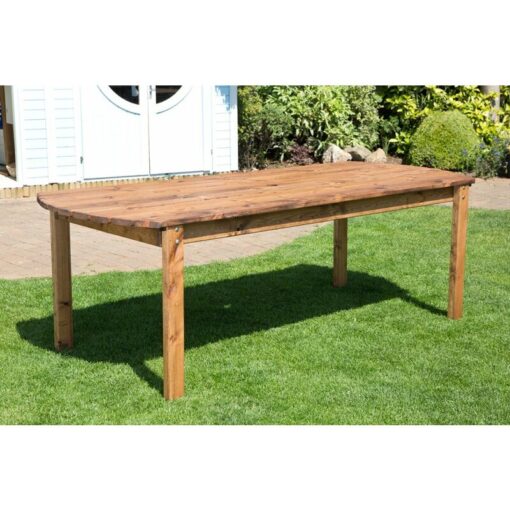 Eight Seater Rectangular Table - W240 x D95 x H80 - Fully Assembled