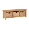 Elaina Wood Storage Bench