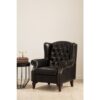 Elliana Leather Wingback Chair