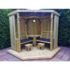 Four Seasons & Decking - Timber - L230 x W290 x H205 cm - Garden Furniture - Fully Assembled