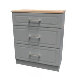 Fully Assembled Cementon 3 - Drawer Chest of Drawers