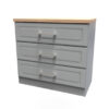 Fully Assembled Delmare 3 - Drawer Chest of Drawers