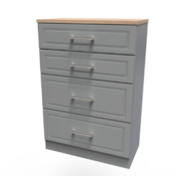 Fully Assembled Klarissa 4 Drawer 76.5Cm W Chest of Drawers