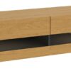 GFW Leon 150cm LED Wall TV Unit - Oak Effect