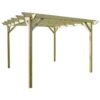 Garden Pergola - Wood - L180 x W180 x H270 cm - Light Green