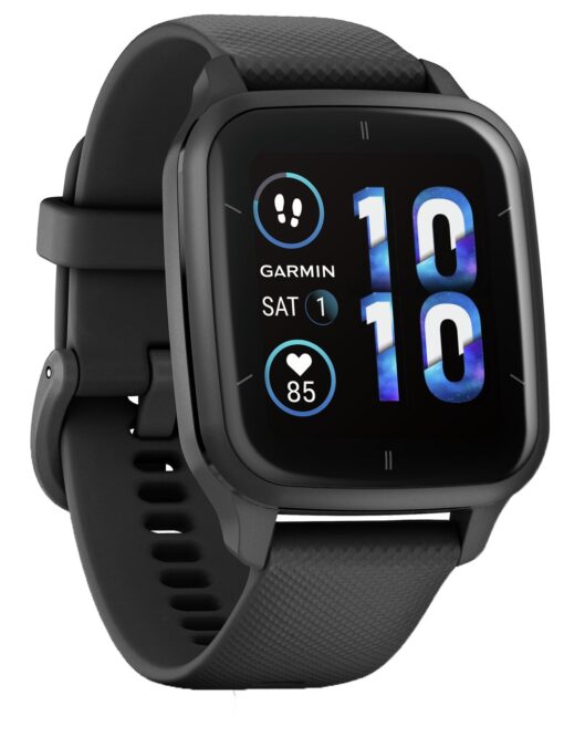 Garmin Venu Sq 2 Music Edition Smart Watch - Black/ Slate