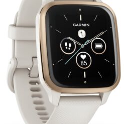 Garmin Venu Sq 2 Music Edition Smart Watch - Ivory/ Gold