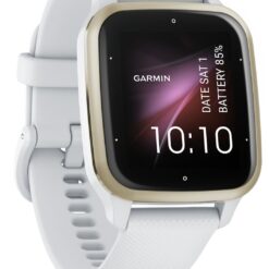 Garmin Venu Sq 2 Smart Watch - White/Cream Gold