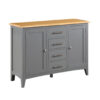 Genkei Arras 120 Cm Wide 4 Drawer Sideboard