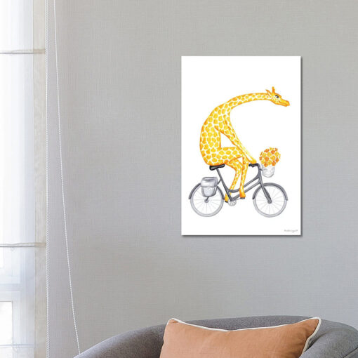 Giraffe On Bike