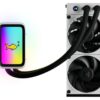 HYTE THICC Q60 240 mm LCD Liquid CPU Cooler - RGB LED, Black,White