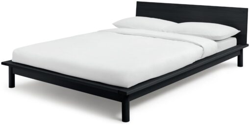 Habitat Akio Kingsize Wooden Platform Bed Frame - Black