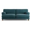 Habitat Askem Fabric 3 Seater Sofa - Teal - Dark Leg