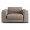 Habitat Ayr Fabric Cuddle Chair - Natural