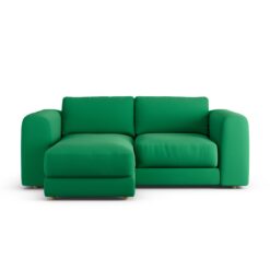 Habitat Ayr Reversible Corner Sofa - Emerald Green - Ash Leg