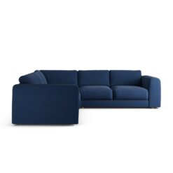 Habitat Ayr Reversible Corner Sofa - Navy Blue - Ash Leg