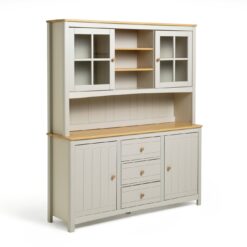 Habitat Bournemouth 4 Door 3 Drawer Sideboard -Light Grey