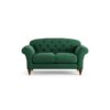 Habitat Brooker Fabric 2 Seater Sofa - Green - Dark Leg