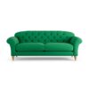 Habitat Brooker Fabric 4 Seater Sofa - Green - Ash Leg