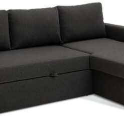 Habitat Carter Right Hand Corner Chaise Sofa Bed - Charcoal