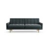 Habitat Fenner Fabric 3 Seater Sofa - Charcoal - Ash Leg