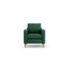 Habitat Flint Fabric Armchair - Green - Ash Leg