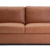 Habitat Florence Leather 4 Seater Sofa - Tan