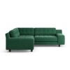 Habitat Hendricks Reversible Corner Sofa - Green - Black Leg