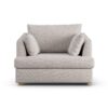 Habitat Holmfirth Fabric Cuddle Chair - Natural