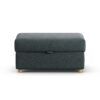 Habitat Holmfirth Fabric Footstool - Charcoal