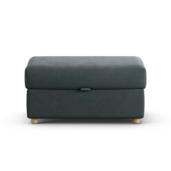 Habitat Holmfirth Fabric Footstool - Charcoal