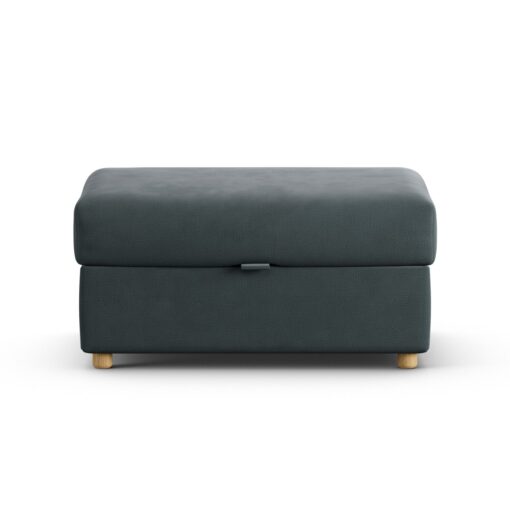 Habitat Holmfirth Fabric Footstool - Charcoal