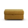 Habitat Holmfirth Fabric Footstool - Gold